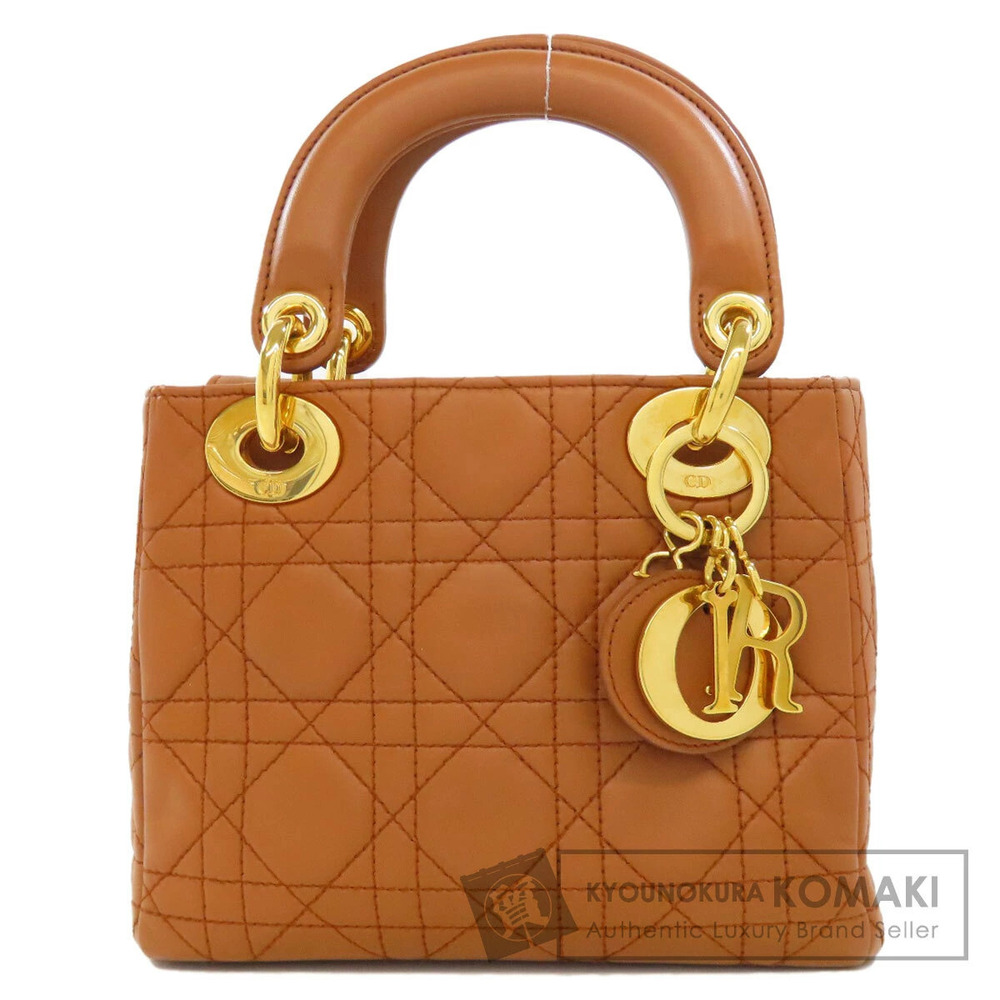 Christian Dior Lady Handbag Calfskin